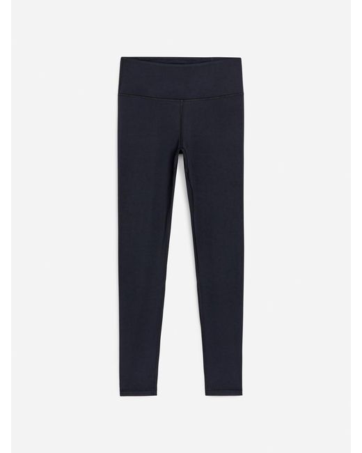 ARKET Blue Soft Stretch Full Length Tights