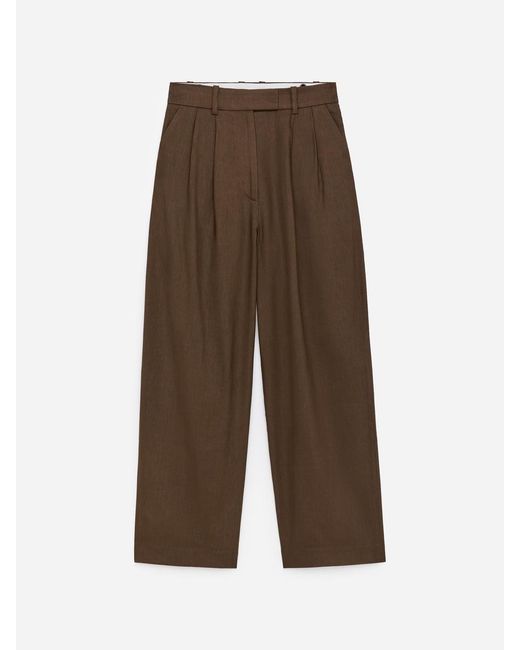 ARKET White Wide Tailored Trousers