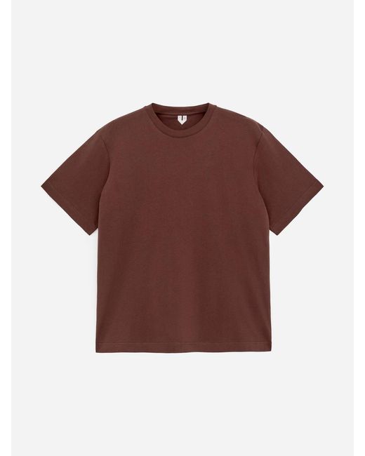 ARKET Purple 220 Gsm Relaxed T-Shirt for men
