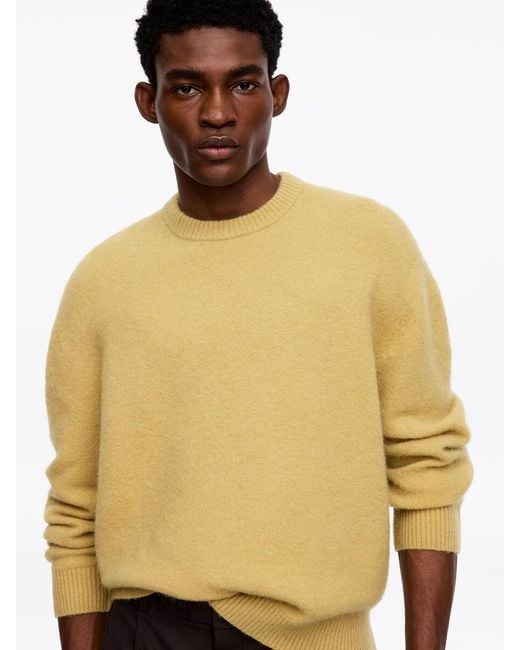 ARKET Natural Alpaca-Merino Wool Blend Jumper for men