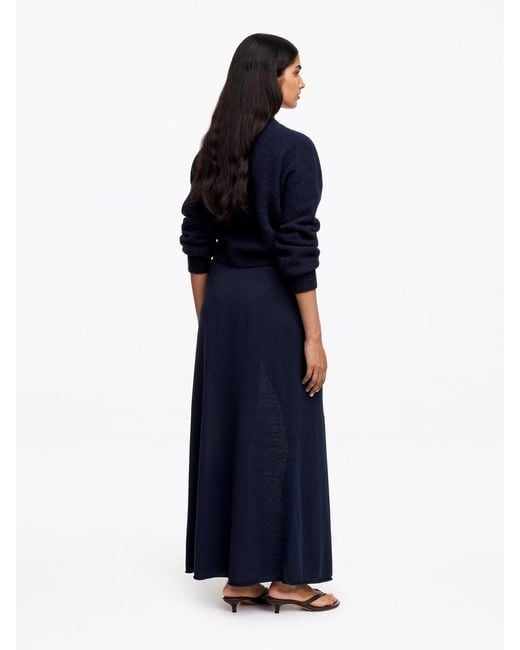 ARKET Blue Knitted Skirt