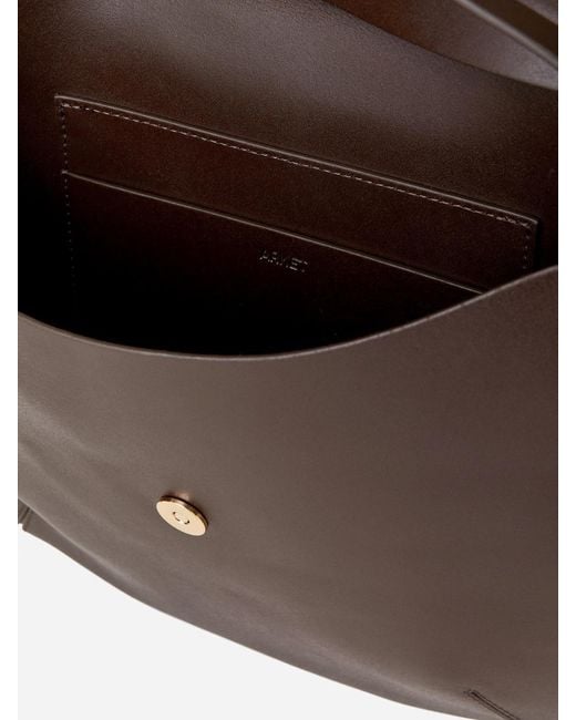 ARKET Brown Schultertasche Aus Leder