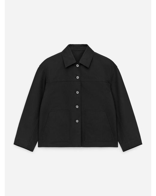 ARKET Black Structured Overshirt