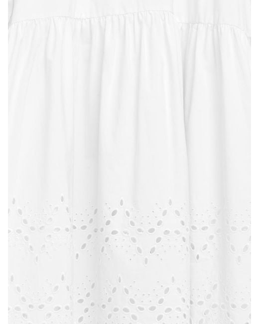 ARKET White Besticktes Kleid