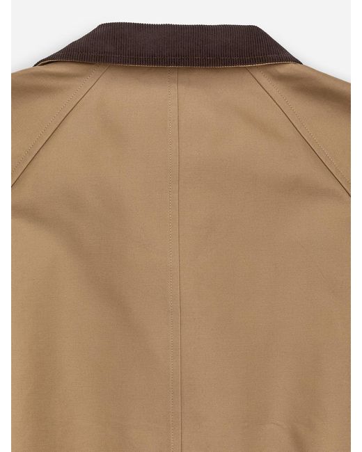 ARKET White Corduroy-Collar Jacket