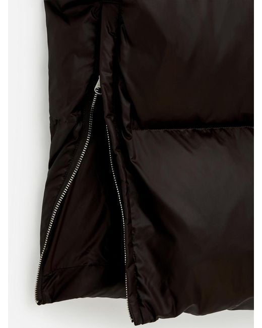 ARKET Black Upcycled Down Long Coat