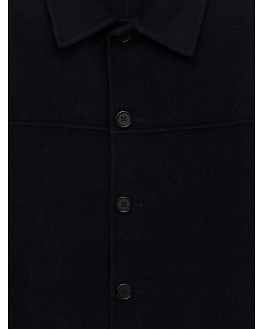 ARKET Blue Double-Face Wool-Blend Jacket for men