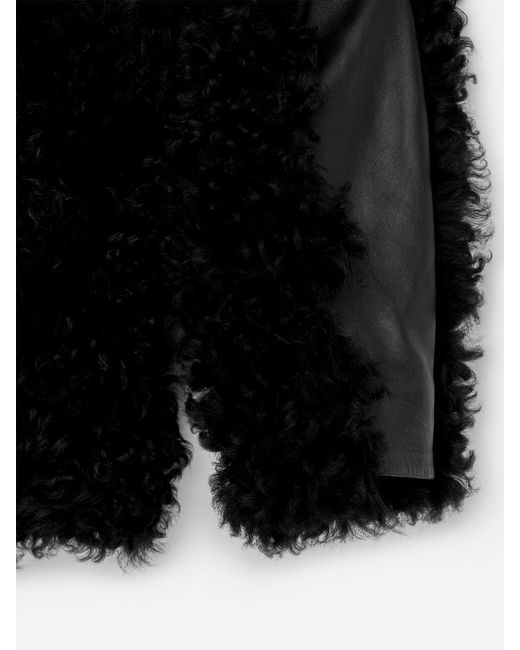 ARKET Black Shearling Jacket