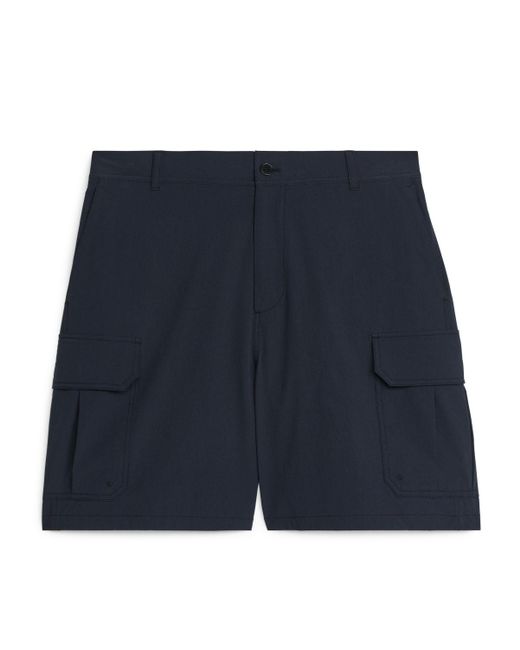 ARKET Blue Cargo Shorts for men
