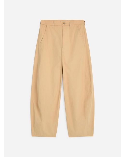 ARKET White Barrel-Leg Trousers