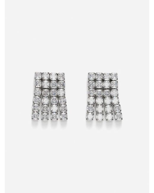 ARKET Blue Rhinestone Earrings