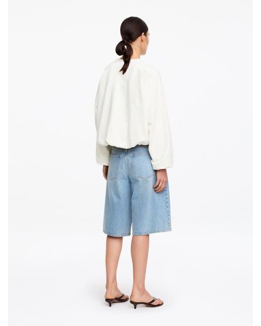 ARKET White Balloon Sweatshirt