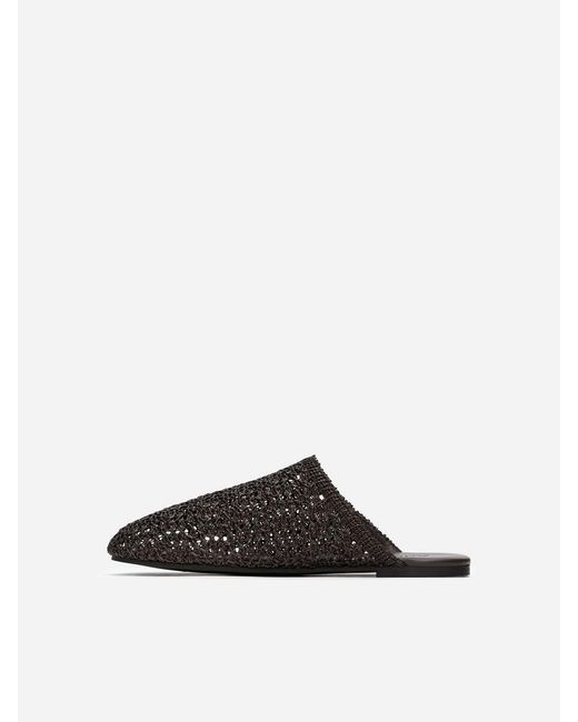 ARKET Natural Crocheted Slippers