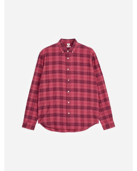 ARKET Red Regular Flannel Shirt for men