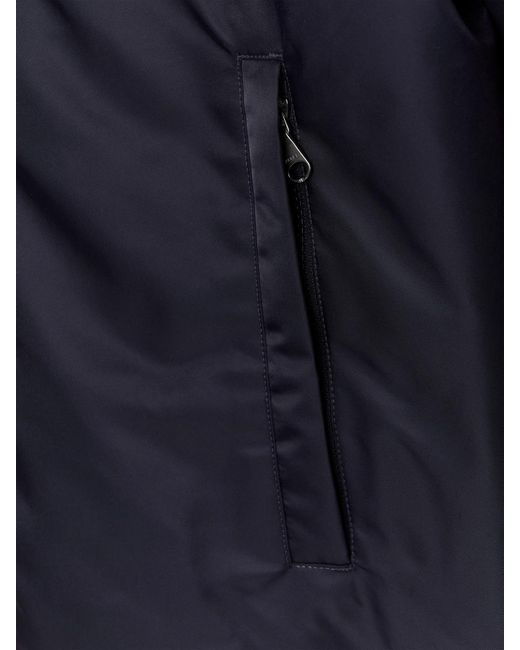 ARKET Blue Active Hooded Jacket for men