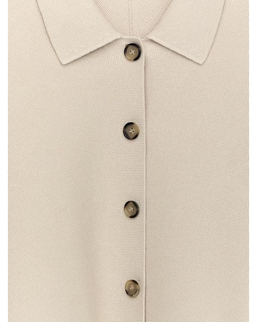 ARKET Natural Knitted Cotton Jacket