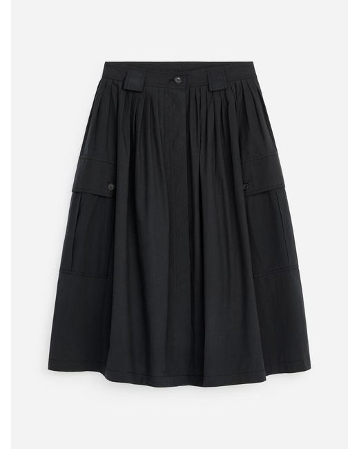 ARKET White Cotton Utility Skirt