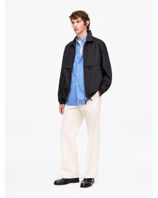 ARKET Blue Relaxed Poplin Shirt for men