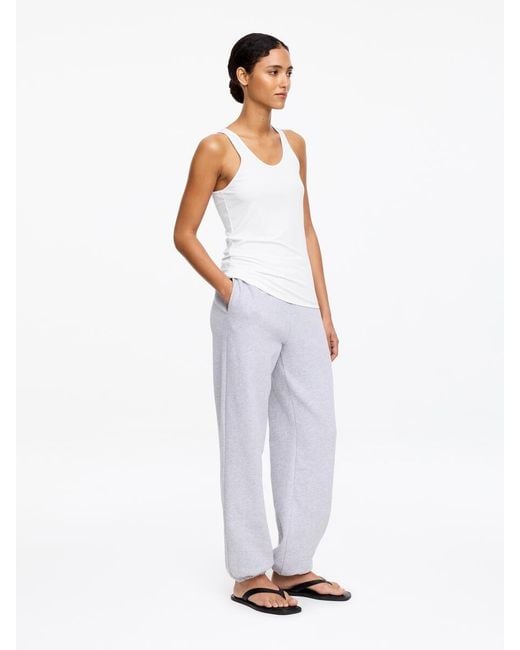ARKET White Ribbed Tank Top