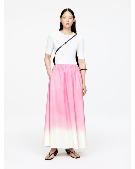 ARKET Pink Printed Skirt