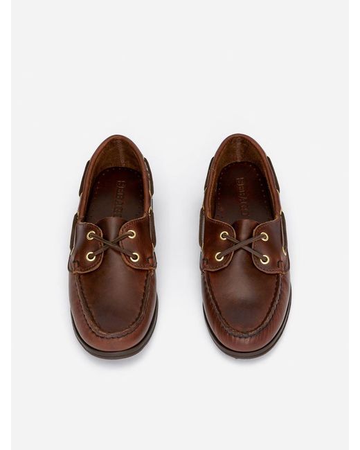 ARKET Blue Sebago Victory Waxy Boat Shoes