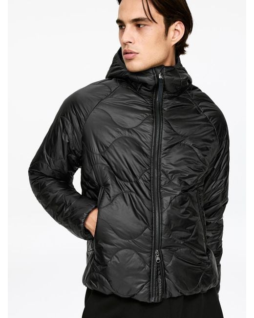 ARKET Black Active Hooded Jacket for men