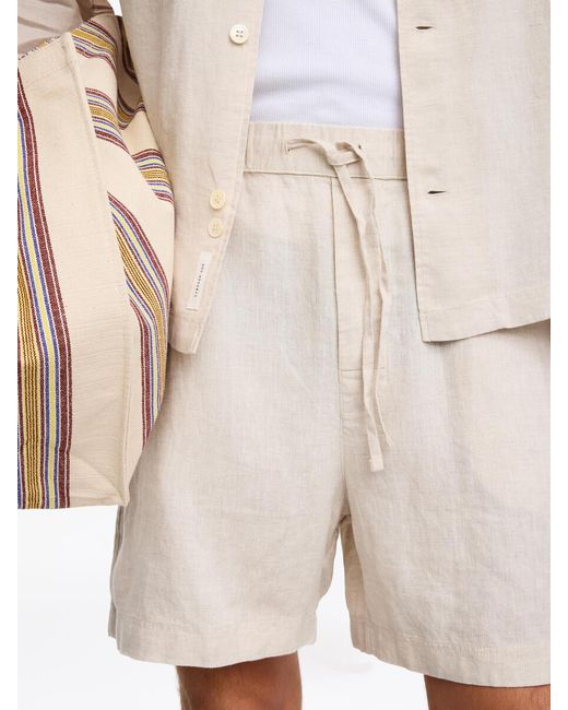 ARKET Natural Linen Shorts for men
