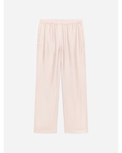 ARKET Pink Silk Twill Trousers