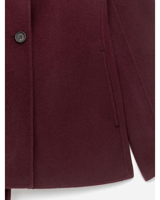 ARKET Red Doublé Wool-Blend Blazer