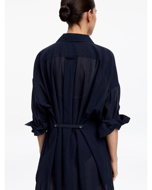 ARKET Blue Elongated Shirt