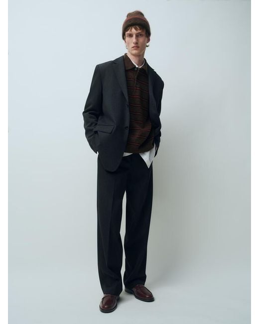 ARKET Blue Wool Blazer for men