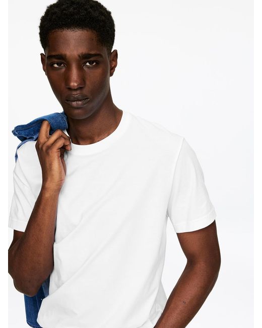 ARKET White 170 Gsm Regular T-Shirt for men