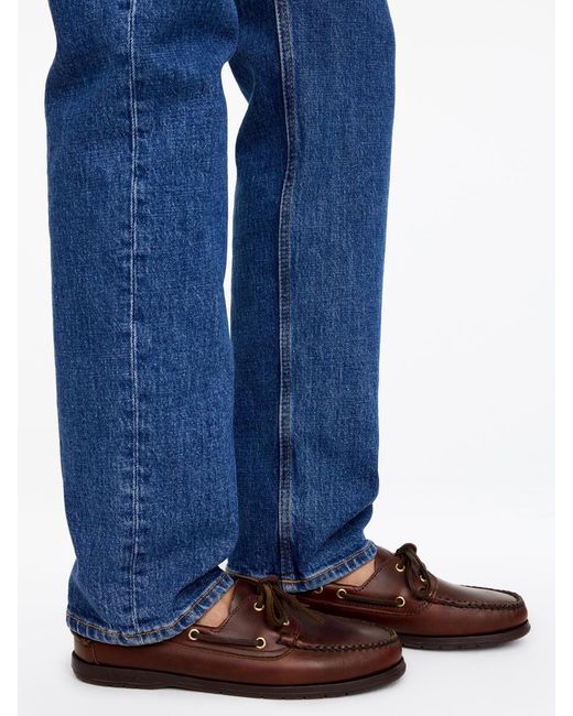 ARKET Blue Sebago Victory Waxy Boat Shoes