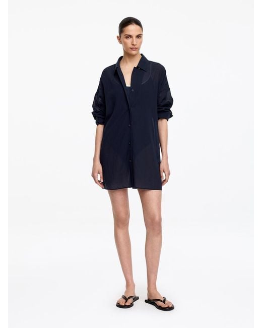 ARKET Blue Elongated Shirt