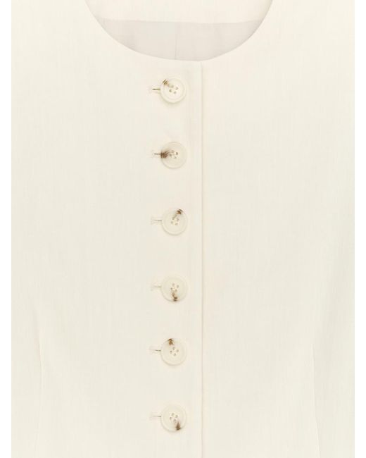 ARKET Natural Linen-Blend Blazer