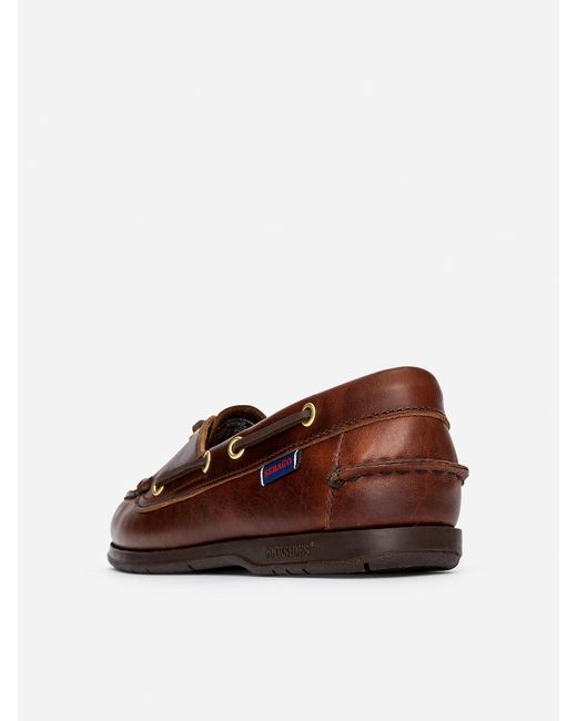 ARKET Blue Sebago Victory Waxy Boat Shoes