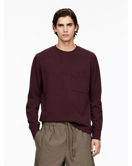 ARKET Gerades Sweatshirt in Purple für Herren