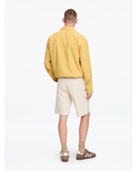 ARKET Metallic Carpenter Denim Shorts for men