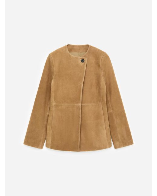 ARKET Natural Suede Jacket