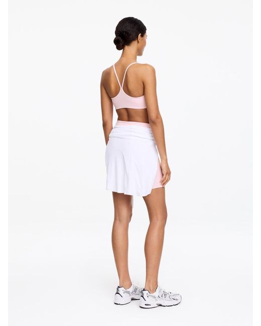 ARKET White Soft Stretch Sports Bra
