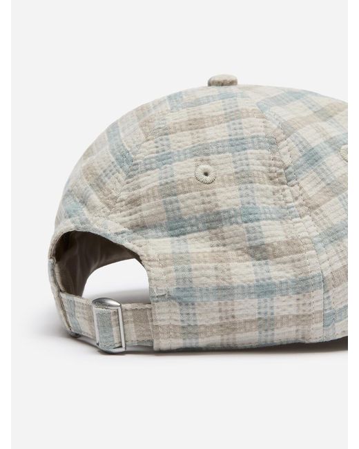 ARKET Natural Seersucker Baseball Cap for men
