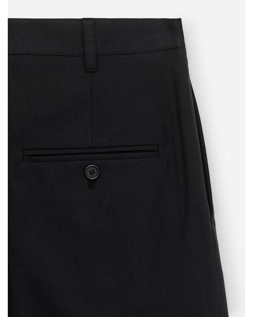 ARKET Black Tailored Wide-Fit Trousers for men