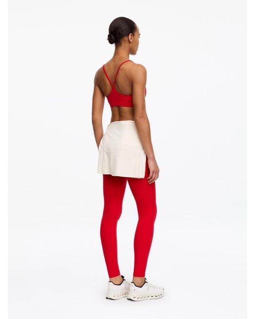 ARKET Red Soft Stretch Sports Bra