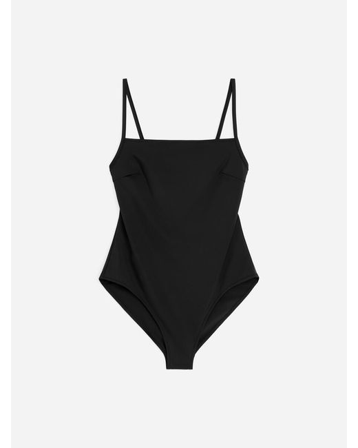 ARKET White Square-Neck Swimsuit