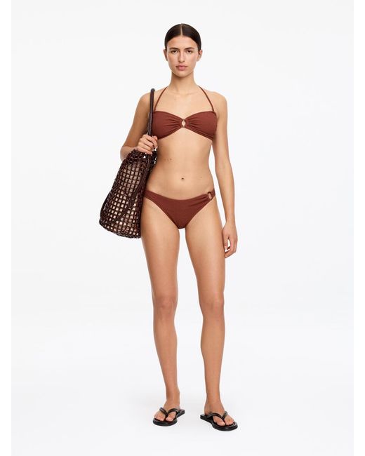 ARKET White Structured Bikini Briefs