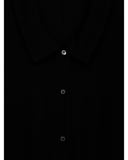 ARKET Black Fluid Jersey Shirt