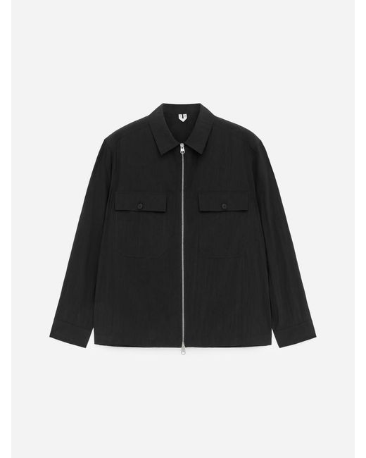 ARKET Black Lyocell Blend Overshirt for men