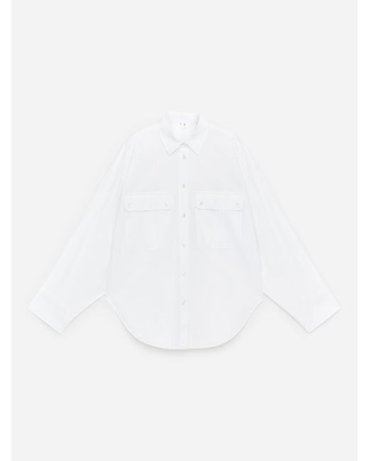 ARKET White Utility Cotton Shirt