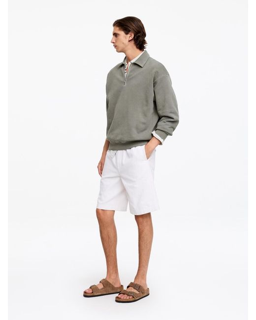 ARKET Gray Half-Zip Sweatshirt for men