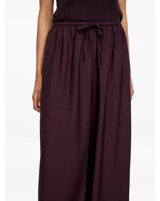 ARKET Purple Wide Trousers